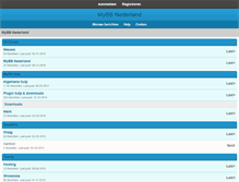 Tablet Screenshot of mybbnederland.nl